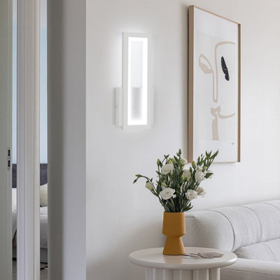 Pheashine Sleek Modern Rectangle LED Wall Lamp 16W 6500K Cool White ...