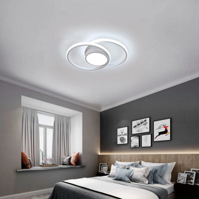 Pheashine White Round LED Ceiling Light 42W 4000lm 40cm 6500K Cold ...