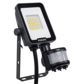 Philips 108269714 Ledinaire LED Floodlight with PIR Movement Sensor 10W 4000K IP65