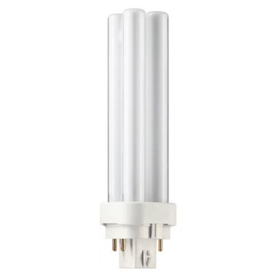 Philips 13w 840 PL-C 4 Pin Double Turn Compact Fluorescent Lamp - Cool White