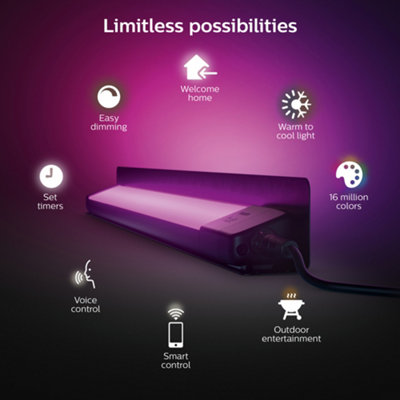 Philips Hue Amarant White & Colour Ambiance LED Smart Outdoor Spotlight Extension
