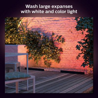 Philips Hue Amarant White & Colour Ambiance LED Smart Outdoor Spotlight Extension - 3