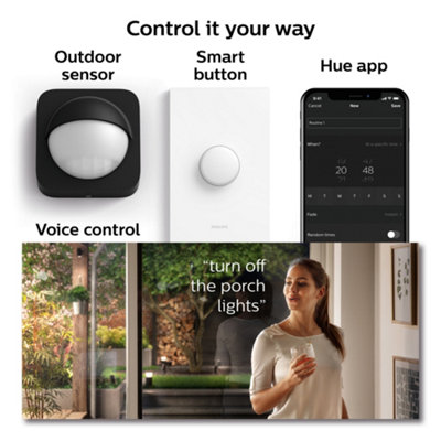 Philips Hue Amarant White & Colour Ambiance LED Smart Outdoor Spotlight Extension - 5