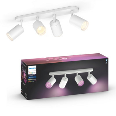 Philips Hue Fugato White and Colour Ambiance Quadruple Spotlight