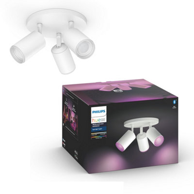 Philips Hue Fugato 3-Spot White & Colour wit - Coolblue - Voor 23.59u