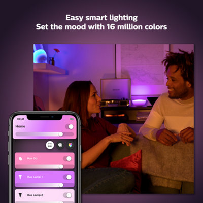 Philips Hue Go 2.0 White & Colour Ambiance Smart Portable Light with Bluetooth - 3