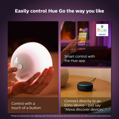 Philips Hue Go 2.0 White & Colour Ambiance Smart Portable Light with Bluetooth - 5