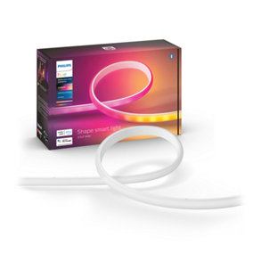 Philips Hue Gradient Light strip 2m White & Colour Ambiance Smart LED Base Kit with Bluetooth