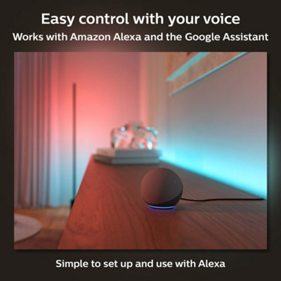 Philips Hue Gradient Light strip Extension 1m White & Colour Ambiance Smart LED Kit with Bluetooth - 9