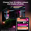 Philips Hue Impress Slim White & Colour Ambiance LED Smart Outdoor Wall Light Double Pack