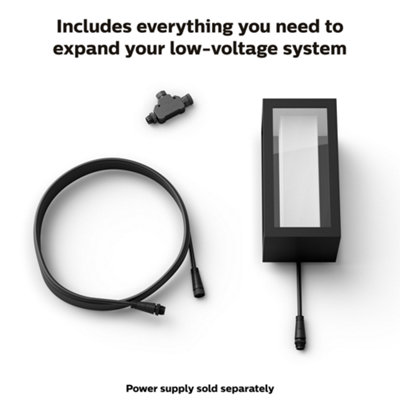 Philips Hue Impress White & Colour Ambiance Smart Outdoor Wall Light Extension