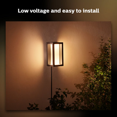 Philips Hue Impress White & Colour Ambiance Smart Outdoor Wall Light Extension - 4