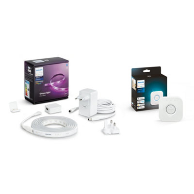 PHILIPS HUE LIGHTSTRIP PLUS V4 2M BASE WITH BRIDGE STARTER KIT