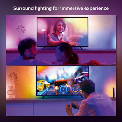 Play gradient lightstrip 55” – White and colour ambience, Philips Hue