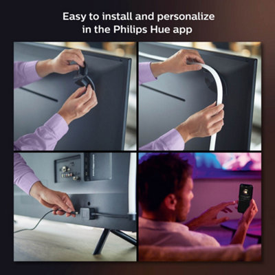 Philips Hue Play WHite and Colour Ambiance Gradient Lightstrip 55 inch - 5