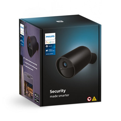 Philips Hue Secure Security Camera with Battery Black