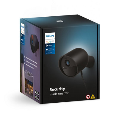 Philips Hue Secure Wired Camera Black