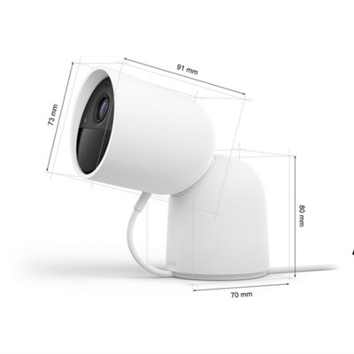 Philips Hue Secure Wired Desktop Camera White - 9
