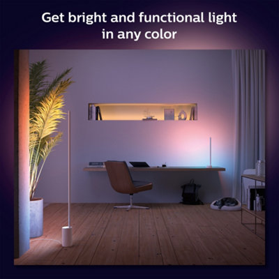 Philips Hue Signe Gradient White and Colour Ambiance Floor Lamp White