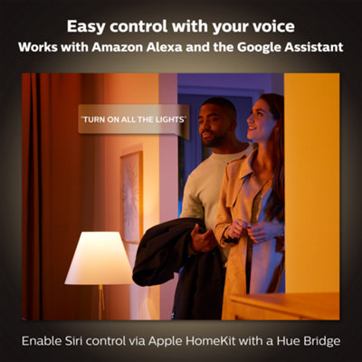 Philips Hue Smart Milliskin White Ambiance Silver Recessed Spotlights - 5