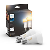 Philips Hue White Ambiance 60W E27 smart Bulb 2-Pack