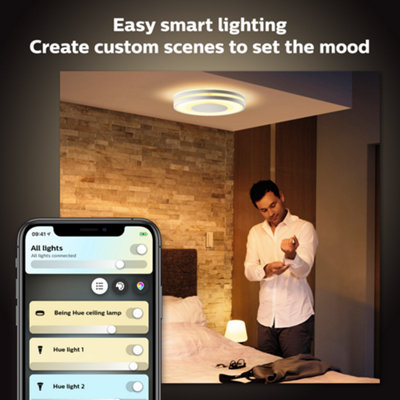 Philips Hue White Ambiance Being Ceiling Light White