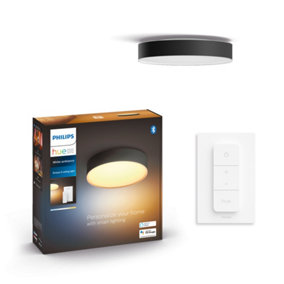 Philips Hue White Ambiance Enrave small ceiling lamp black