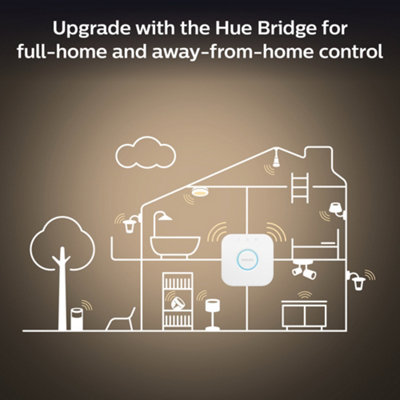Philips Hue White Ambiance Enrave small ceiling lamp black