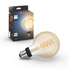 Philips Hue White Ambiance Filament Amber Globe E27