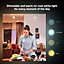 Philips Hue White Ambiance Smart Bulb Twin Pack LED B22 with Bluetooth - 1100 Lumen