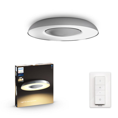 Philips Hue White Ambiance Still Ceiling Light Aluminium