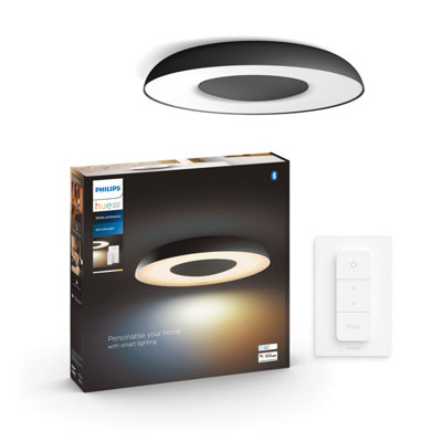 Philips Hue White Ambiance Still Ceiling light Black