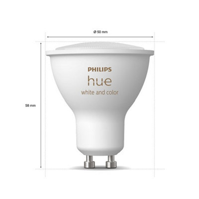 Philips Hue White and Colour Ambiance 3-pack GU10
