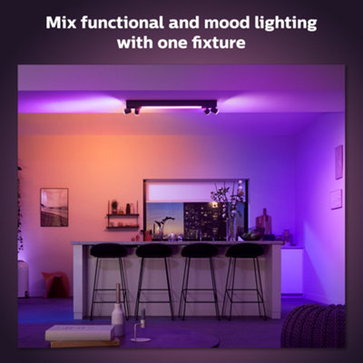 Philips Hue White and Colour Ambiance 4-spot Centris ceiling light