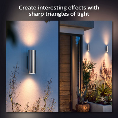 Philips Hue White and Colour Ambiance Appear Outdoor Wall Light Innox 2 ...