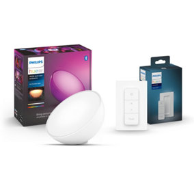 Philips Hue White and Colour Ambiance Go and Dimmer switch V2
