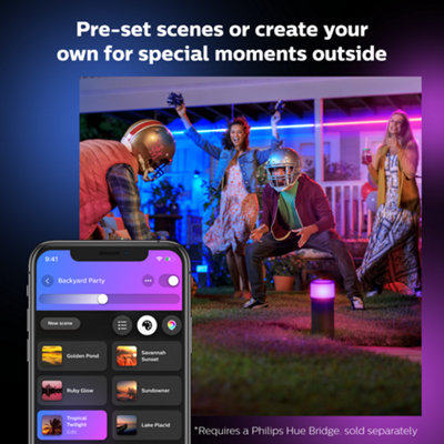 Philips Hue White and Colour Ambiance Lightstrip Outdoor 2 metre - 6