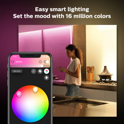 Philips hue lightstrip plus v4 smart on sale led light strip