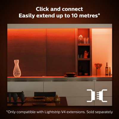 Philips Hue White and Colour Ambiance Lightstrip Plus V4 2Metre - 6