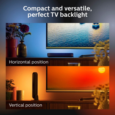 Philips Hue White and Colour Ambiance Play Light Bar Twin Pack and Light strip - 7