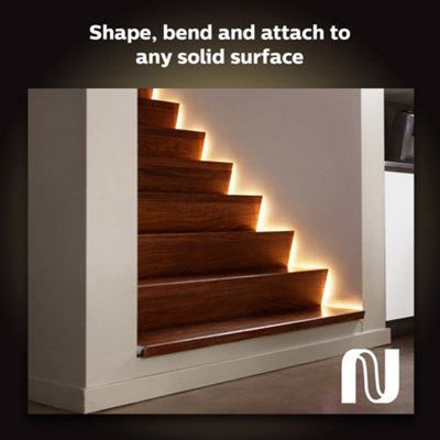 Philips Hue White and Colour Ambiance Play Light Bar Twin Pack and Light strip - 9