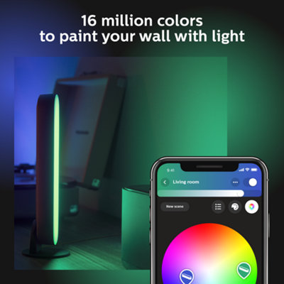 Philips Hue White and Colour Ambiance Play Lightbar 2 Pack with Bridge Starter kit - 3