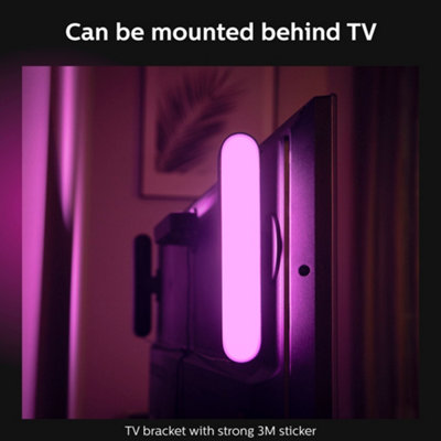 Philips Hue White and Colour Ambiance Play Lightbar 2 Pack with Bridge Starter kit - 5