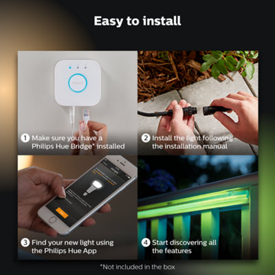 Philips Hue White and Colour Outdoor Lightstrip 5m - 6