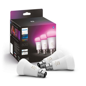 Philips Hue White and Coour Ambiance B22 3-pack