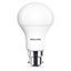 Philips LED 75W B22 Warm White 6-pack Frosted
