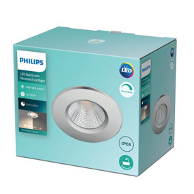 Philips LED Dive Recessed Spotlights Dimmable Chrome