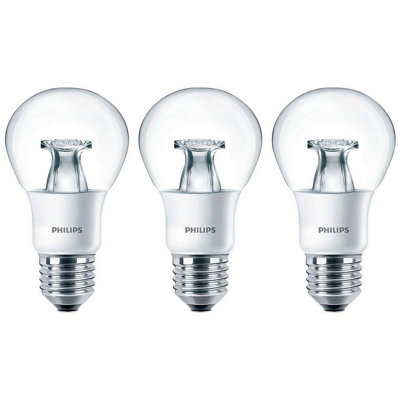 Philips LED GLS 6W Master Warm White Clear (3 Pack) | DIY at