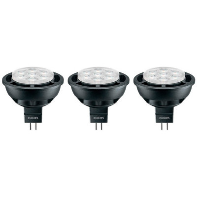 Ampoule LED GU5.3 MR16 Philips 12V SpotMV 8W 36º Black - Duraled