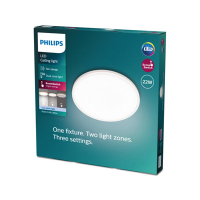 Philips LED Ozziet Ceiling Light CL570 22W 40K White